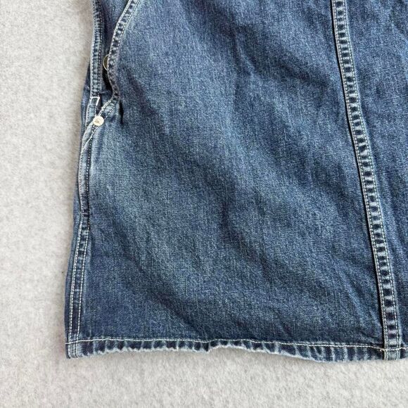 Dkny Women's Blue and Navy Dress - Picture 4 of 6